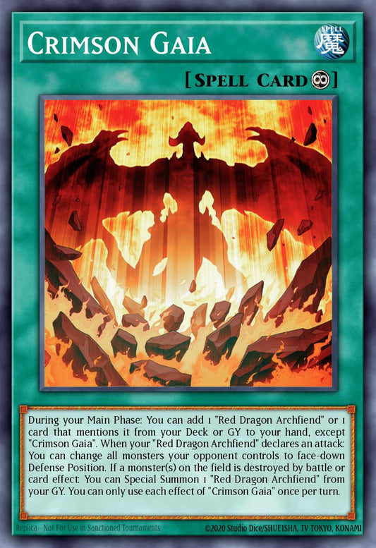 Crimson Gaia - RA05-EN070 - Collector's Rare