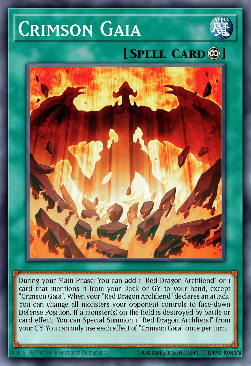 Crimson Gaia - RA05-EN070 - Secret Rare