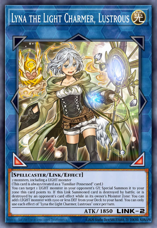 Lyna the Light Charmer, Lustrous - RA04-EN081 - Secret Rare