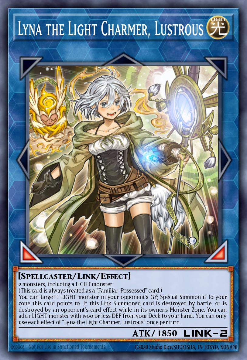 Lyna the Light Charmer, Lustrous - RA04-EN081 - Super Rare