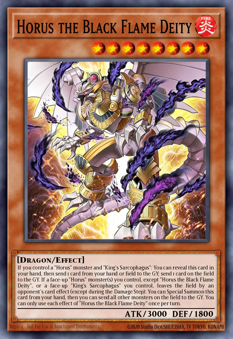 Horus the Black Flame Deity - MP25-EN158 - Ultra Rare