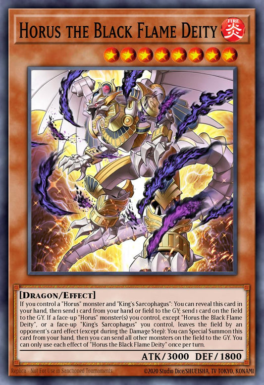 Horus the Black Flame Deity - MP25-EN158 - Ultra Rare