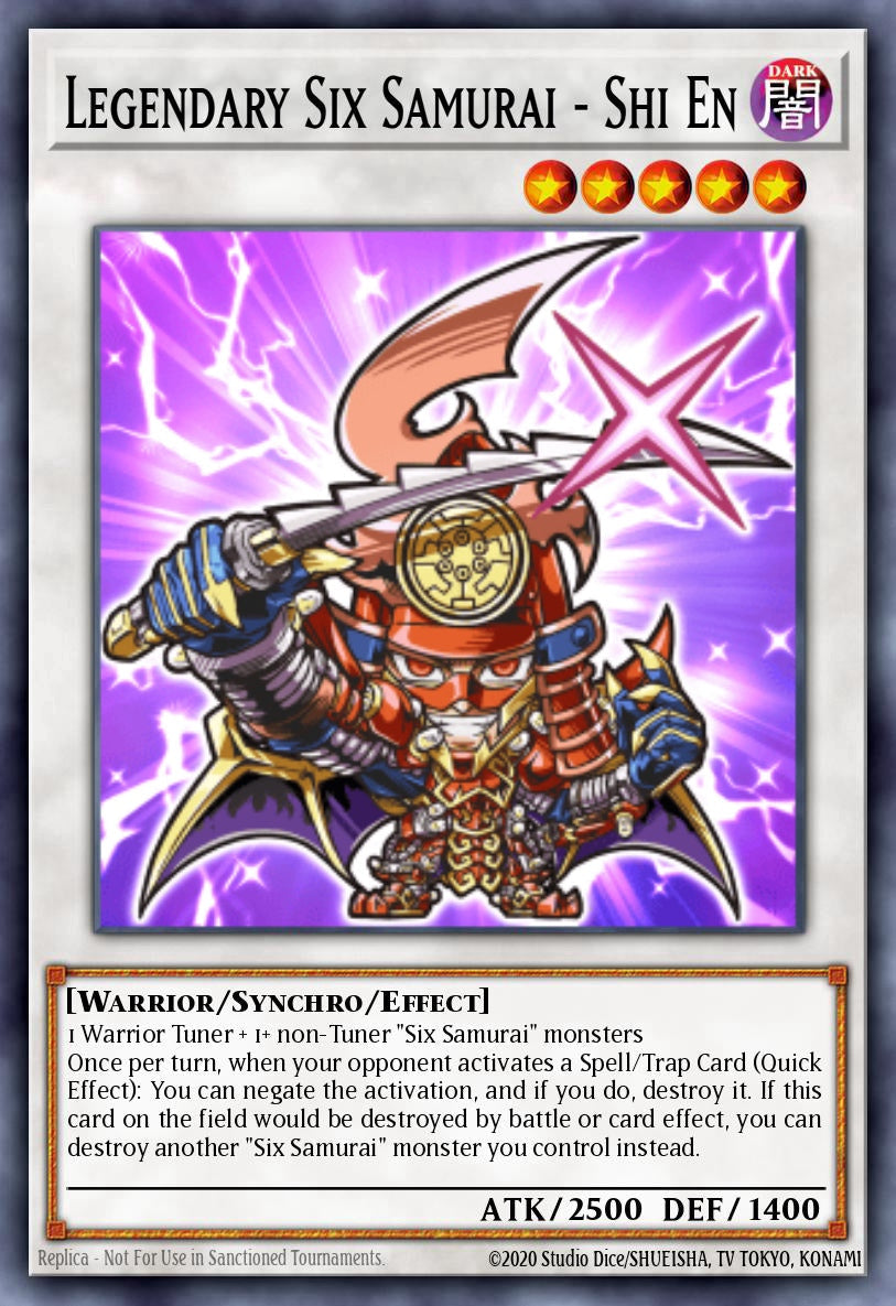 Legendary Six Samurai - Shi En (Chibi Art) - Starlight Rare
