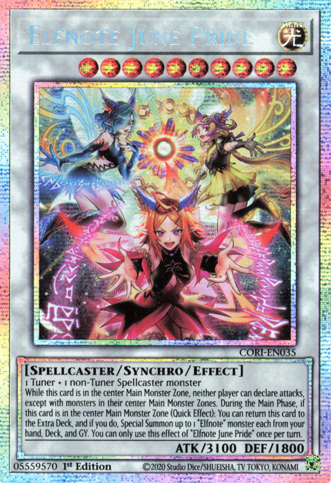 Elfnote June Pride - CORI-EN035 - Starlight Rare