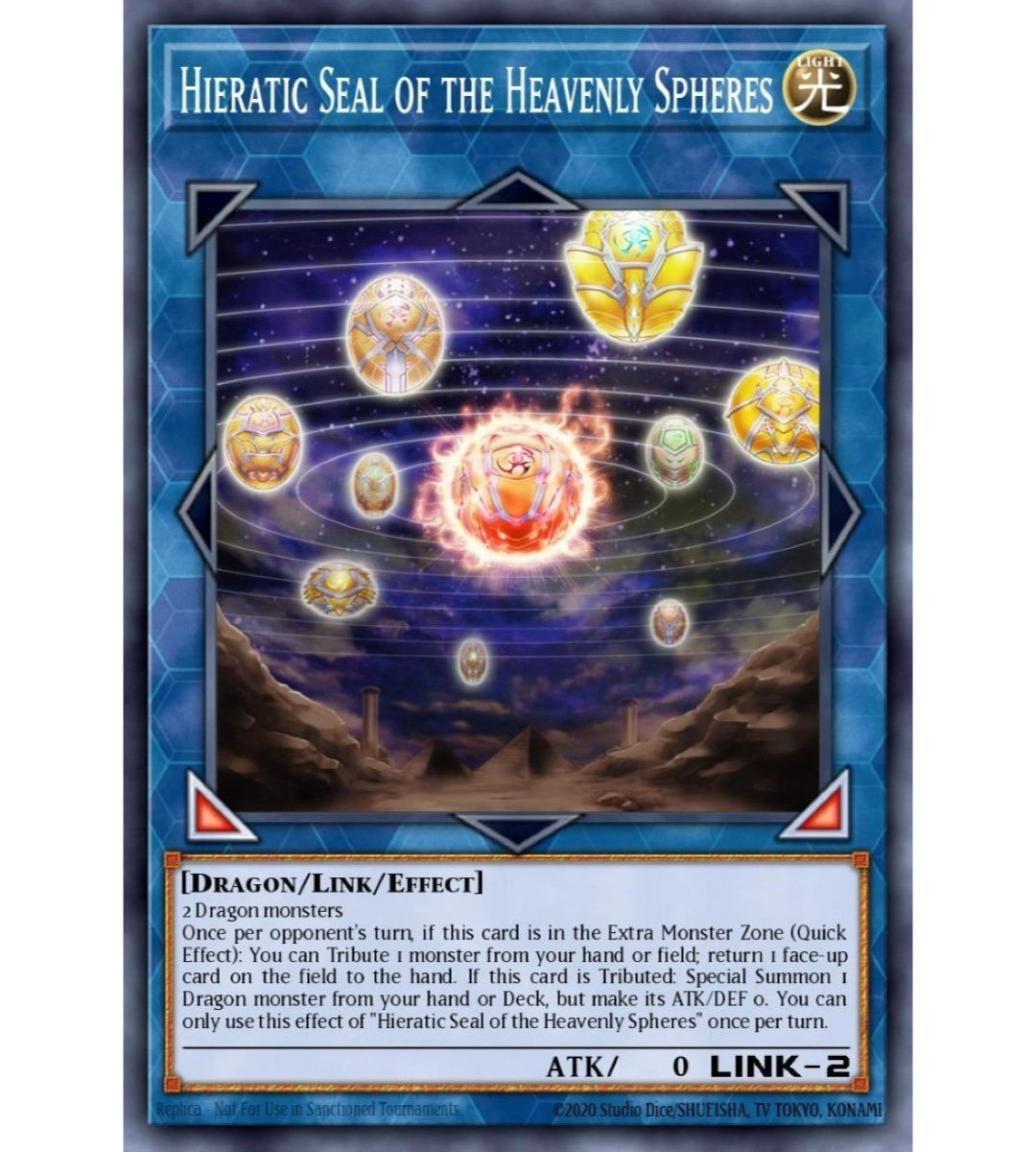 Hieratic Seal of the Heavenly Spheres Secret Rare RA02-EN039