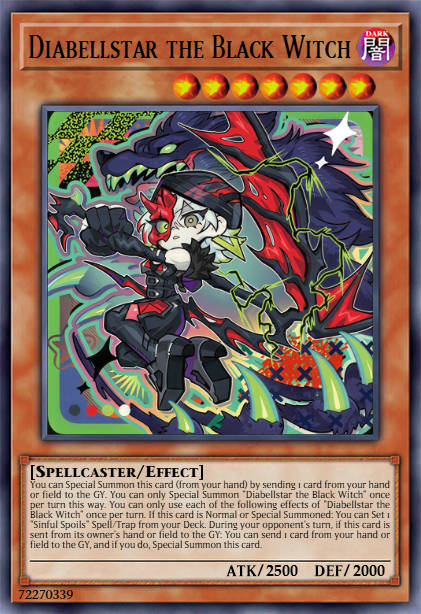 Diabellstar the Black Witch - MAMO-EN032 - Secret Rare