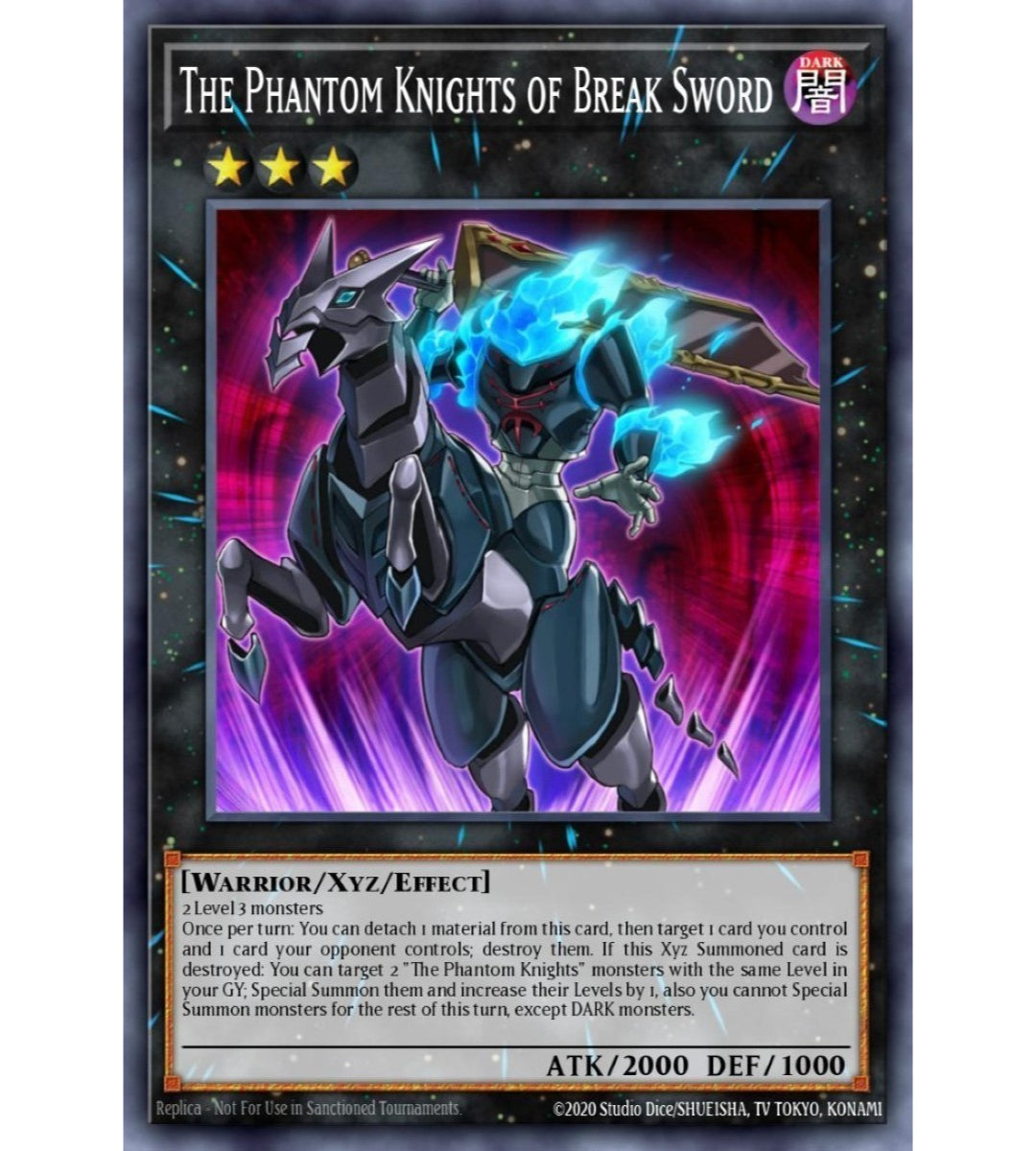 The Phantom Knights of Break Sword Ultra Rare RA02-EN035