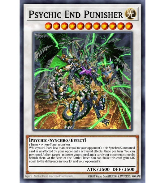 Psychic End Punisher Secret Rare RA02-EN032