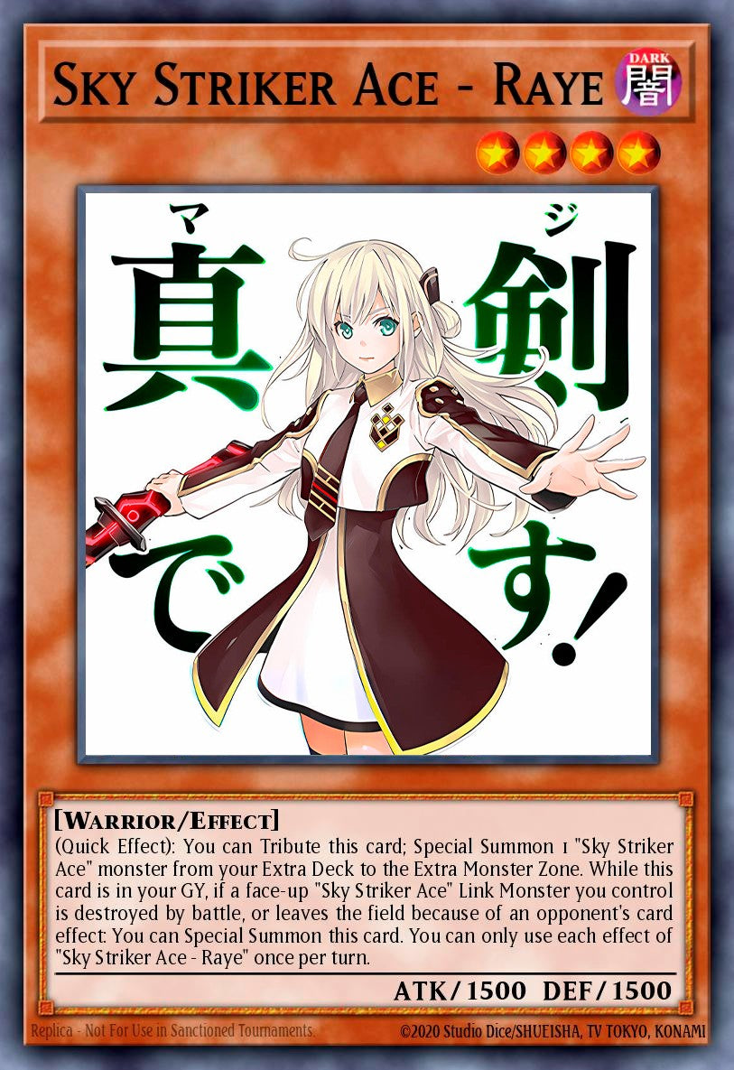 Sky Striker Ace - Raye - RA05-EN093 - Starlight Rare