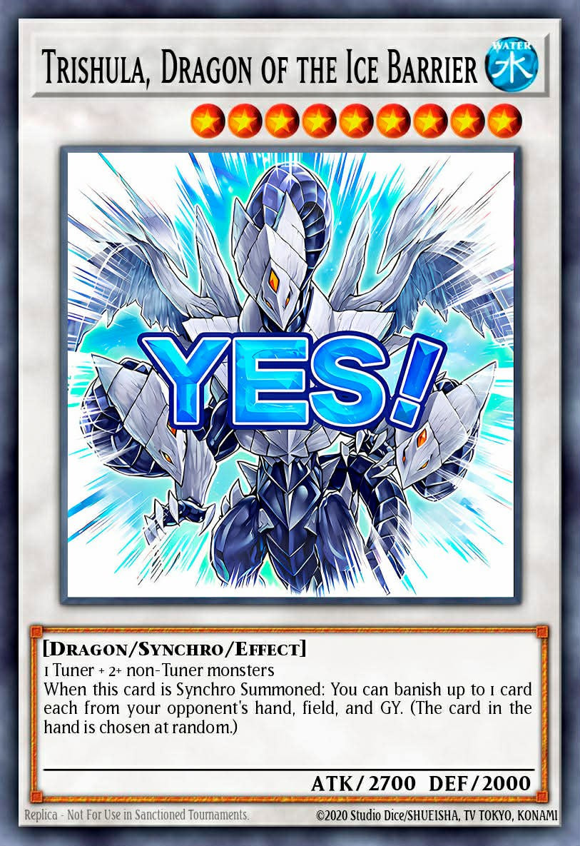 Trishula, Dragon of the Ice Barrier - RA05-EN101 - Starlight Rare