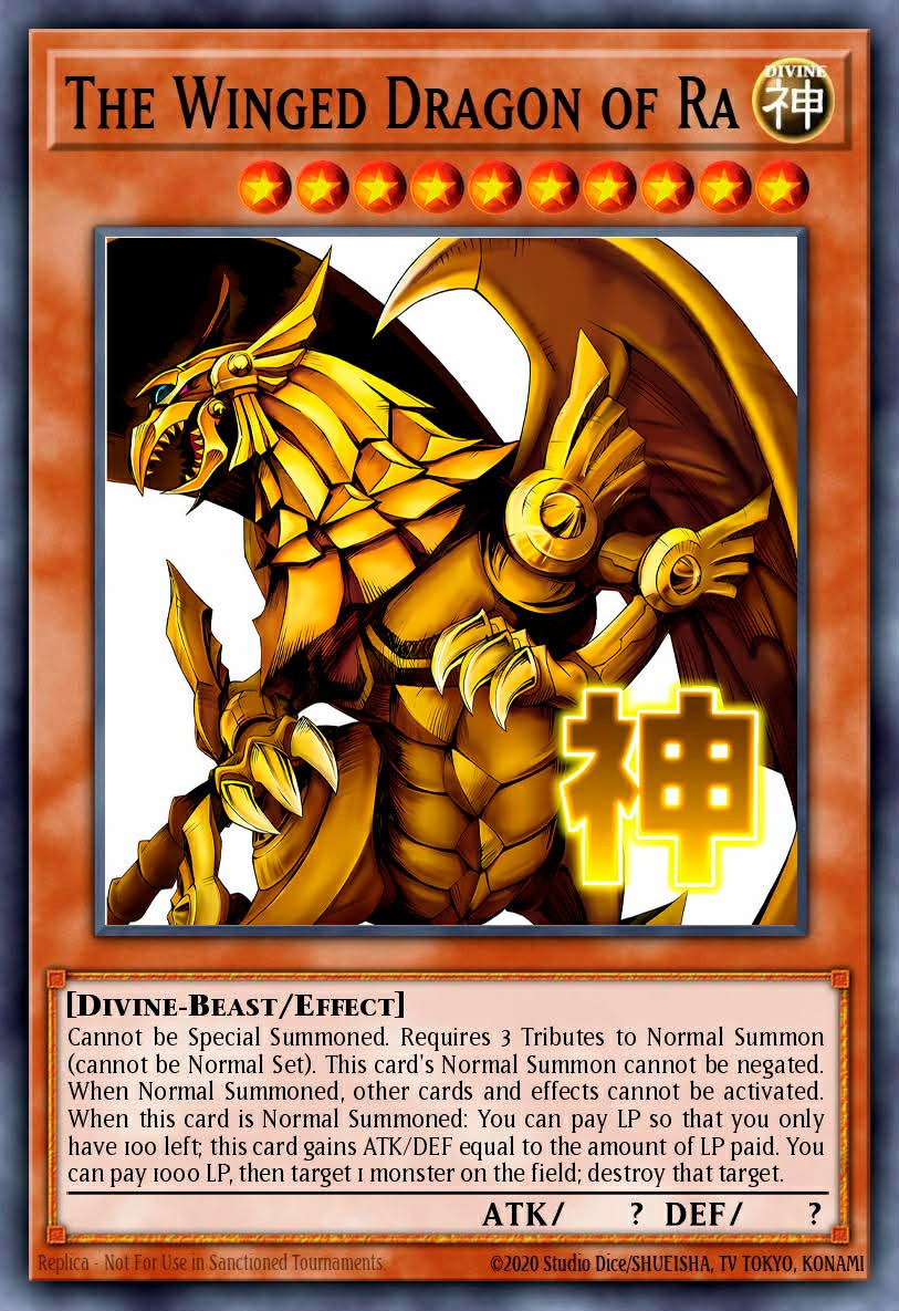 The Winged Dragon of Ra - RA05-EN130 - Starlight Rare