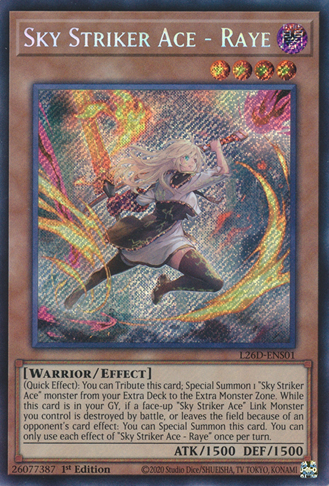 Sky Striker Ace - Raye - Secret Rare