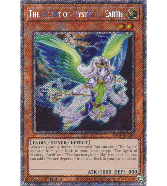 The Agent of Mystery - Earth Platinum Secret Rare RA04-EN146