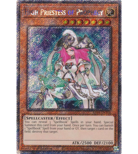 High Priestess of Prophecy Platinum Secret Rare RA04-EN184