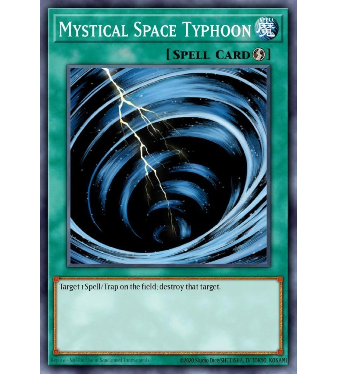 Mystical Space Typhoon Secret Rare RA02-EN048