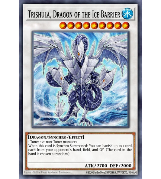Trishula, Dragon of the Ice Barrier - Super Rare - RA02-EN026