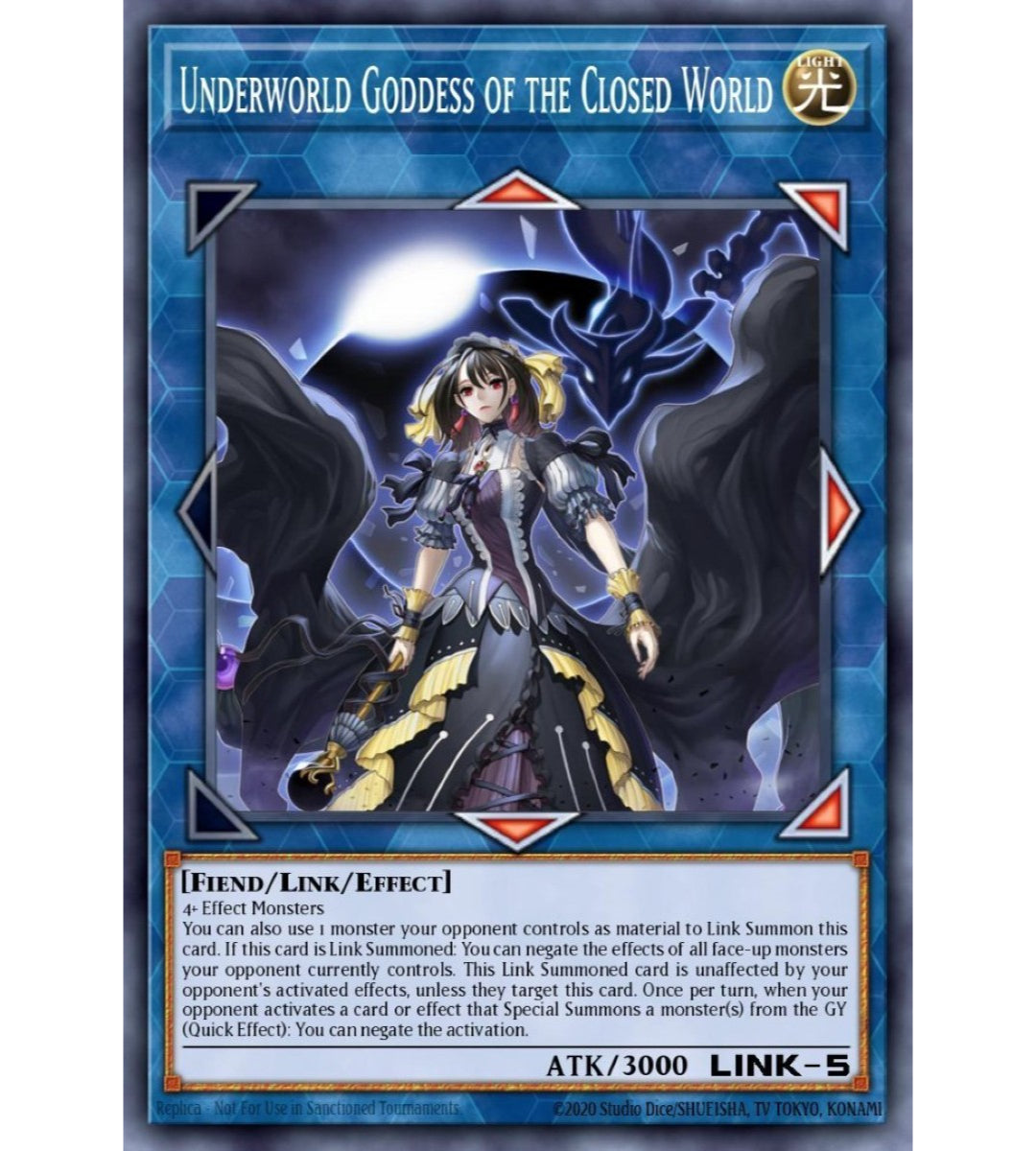 Underworld Goddess of the Closed World Secret Rare RA02-EN045