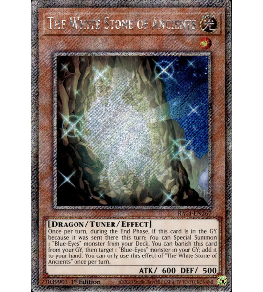The White Stone of Ancients Platinum Secret Rare RA04-EN267